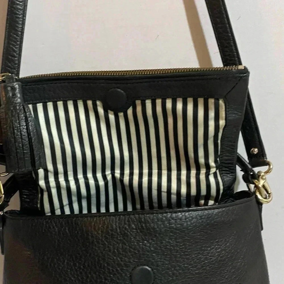 Kate spade black pebbled leather satchel handbag - Picture 3 of 15